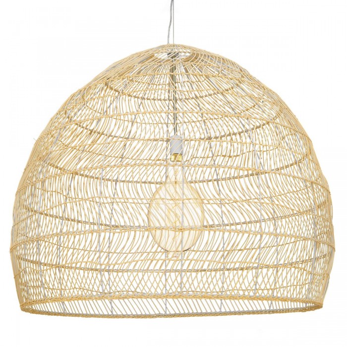 GloboStar® MALIBU 00974 Vintage Κρεμαστό Φωτιστικό Οροφής Μονόφωτο 1 x E27 Μπεζ Ξύλινο Μπαμπού Φ100 x Y86cm GloboStar® MALIBU 00974 Vintage Κρεμαστό Φωτιστικό Οροφής Μονόφωτο 1 x E27 Μπεζ Ξύλινο Μπαμπού Φ100 x Y86cm