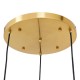GloboStar® AMARIS 00976 Μοντέρνο Κρεμαστό Φωτιστικό Οροφής Τρίφωτο 3 x E27 Γυάλινο Φιμέ Νίκελ Φ50 x Υ30cm GloboStar® AMARIS 00976 Μοντέρνο Κρεμαστό Φωτιστικό Οροφής Τρίφωτο 3 x E27 Γυάλινο Φιμέ Νίκελ Φ50 x Υ30cm
