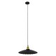 GloboStar® MARGI 00982 Vintage Industrial Κρεμαστό Φωτιστικό Οροφής Μονόφωτο Μαύρο Μεταλλικό Καμπάνα Φ40 x Y15cm GloboStar® MARGI 00982 Vintage Industrial Κρεμαστό Φωτιστικό Οροφής Μονόφωτο Μαύρο Μεταλλικό Καμπάνα Φ40 x Y15cm