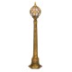 GloboStar® ETOILE 00985 Vintage Φωτιστικό Δαπέδου Μονόφωτο 1 x E27 Μπρονζέ Χρυσό Μεταλλικό Πλέγμα με Μελί Γυάλινη Μπάλα D18 x H102cm GloboStar® ETOILE 00985 Vintage Φωτιστικό Δαπέδου Μονόφωτο 1 x E27 Μπρονζέ Χρυσό Μεταλλικό Πλέγμα με Μελί Γυάλινη Μπάλα D18 x H102cm