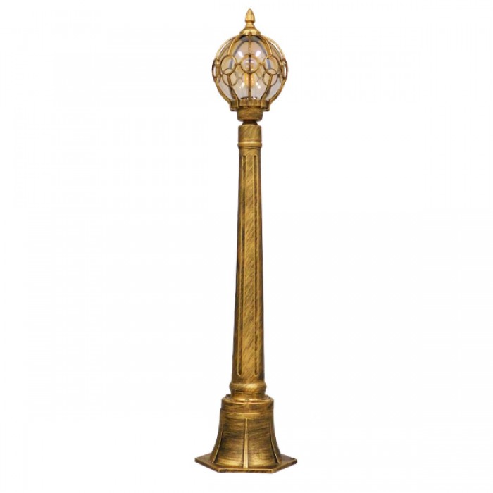 GloboStar® ETOILE 00985 Vintage Φωτιστικό Δαπέδου Μονόφωτο 1 x E27 Μπρονζέ Χρυσό Μεταλλικό Πλέγμα με Μελί Γυάλινη Μπάλα D18 x H102cm GloboStar® ETOILE 00985 Vintage Φωτιστικό Δαπέδου Μονόφωτο 1 x E27 Μπρονζέ Χρυσό Μεταλλικό Πλέγμα με Μελί Γυάλινη Μπάλα D18 x H102cm