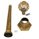 GloboStar® ETOILE 00985 Vintage Φωτιστικό Δαπέδου Μονόφωτο 1 x E27 Μπρονζέ Χρυσό Μεταλλικό Πλέγμα με Μελί Γυάλινη Μπάλα D18 x H102cm GloboStar® ETOILE 00985 Vintage Φωτιστικό Δαπέδου Μονόφωτο 1 x E27 Μπρονζέ Χρυσό Μεταλλικό Πλέγμα με Μελί Γυάλινη Μπάλα D18 x H102cm