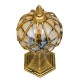 GloboStar® ETOILE 00986 Vintage Φωτιστικό Δαπέδου Μονόφωτο 1 x E27 Μπρονζέ Χρυσό Μεταλλικό Πλέγμα με Μελί Γυάλινη Μπάλα D18 x H38cm GloboStar® ETOILE 00986 Vintage Φωτιστικό Δαπέδου Μονόφωτο 1 x E27 Μπρονζέ Χρυσό Μεταλλικό Πλέγμα με Μελί Γυάλινη Μπάλα D18 x H38cm