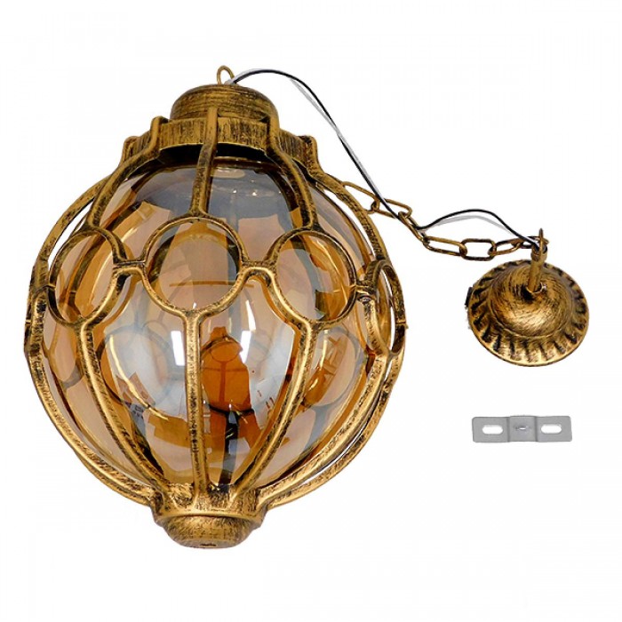 GloboStar® ETOILE 00987 Vintage Industrial Κρεμαστό Φωτιστικό Οροφής Μονόφωτο 1 x E27 Μπρονζέ Χρυσό Μεταλλικό Πλέγμα με Μελί Γυαλί Φ28 x Υ38cm GloboStar® ETOILE 00987 Vintage Industrial Κρεμαστό Φωτιστικό Οροφής Μονόφωτο 1 x E27 Μπρονζέ Χρυσό Μεταλλικό Πλέγμα με Μελί Γυαλί Φ28 x Υ38cm