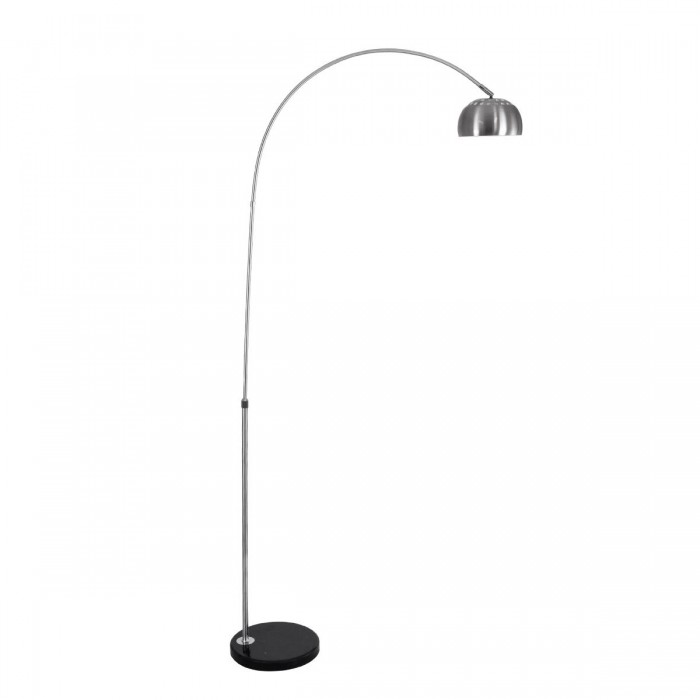 GloboStar® PRAGUE 00989 Μοντέρνο Επιδαπέδιο Φωτιστικό Μονόφωτο 1 x E27 IP20 Ασημί Μέταλλο με Μαύρο Μάρμαρο - Μ90 x Π29.5 x Υ180cm GloboStar® PRAGUE 00989 Μοντέρνο Επιδαπέδιο Φωτιστικό Μονόφωτο 1 x E27 IP20 Ασημί Μέταλλο με Μαύρο Μάρμαρο - Μ90 x Π29.5 x Υ180cm