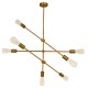 GloboStar® ESTHER 00993 Μοντέρνο Industrial Φωτιστικό Οροφής Πολύφωτο 7 x E27 Χρυσό Μεταλλικό Φ75 x Υ88cm GloboStar® ESTHER 00993 Μοντέρνο Industrial Φωτιστικό Οροφής Πολύφωτο 7 x E27 Χρυσό Μεταλλικό Φ75 x Υ88cm