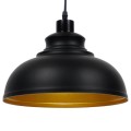 GloboStar® ANDY 01000 Μοντέρνο Κρεμαστό Φωτιστικό Οροφής Μονόφωτο Μαύρο Μεταλλικό Καμπάνα Φ35 x Υ28cm GloboStar® ANDY 01000 Μοντέρνο Κρεμαστό Φωτιστικό Οροφής Μονόφωτο Μαύρο Μεταλλικό Καμπάνα Φ35 x Υ28cm