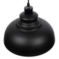 GloboStar® ANDY 01000 Μοντέρνο Κρεμαστό Φωτιστικό Οροφής Μονόφωτο Μαύρο Μεταλλικό Καμπάνα Φ35 x Υ28cm GloboStar® ANDY 01000 Μοντέρνο Κρεμαστό Φωτιστικό Οροφής Μονόφωτο Μαύρο Μεταλλικό Καμπάνα Φ35 x Υ28cm