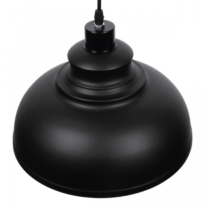 GloboStar® ANDY 01000 Μοντέρνο Κρεμαστό Φωτιστικό Οροφής Μονόφωτο Μαύρο Μεταλλικό Καμπάνα Φ35 x Υ28cm GloboStar® ANDY 01000 Μοντέρνο Κρεμαστό Φωτιστικό Οροφής Μονόφωτο Μαύρο Μεταλλικό Καμπάνα Φ35 x Υ28cm