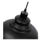 GloboStar® ANDY 01000 Μοντέρνο Κρεμαστό Φωτιστικό Οροφής Μονόφωτο Μαύρο Μεταλλικό Καμπάνα Φ35 x Υ28cm GloboStar® ANDY 01000 Μοντέρνο Κρεμαστό Φωτιστικό Οροφής Μονόφωτο Μαύρο Μεταλλικό Καμπάνα Φ35 x Υ28cm