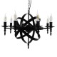 GloboStar® ESTELLE 01003 Vintage Industrial Κρεμαστό Φωτιστικό Οροφής Πολύφωτο Μαύρο Μεταλλικό Πολυέλαιος Φ65 x Y55cm GloboStar® ESTELLE 01003 Vintage Industrial Κρεμαστό Φωτιστικό Οροφής Πολύφωτο Μαύρο Μεταλλικό Πολυέλαιος Φ65 x Y55cm