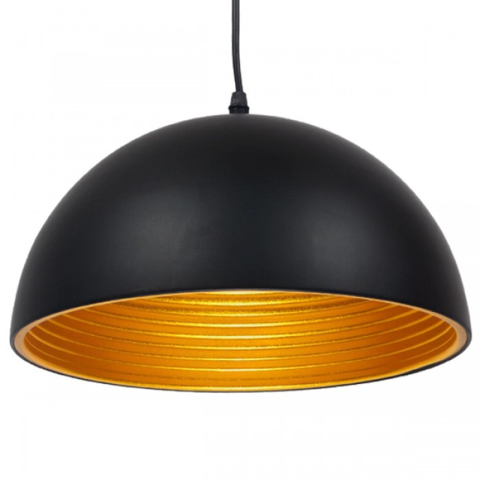 GloboStar® CHIME 01004 Μοντέρνο Κρεμαστό Φωτιστικό Οροφής Μονόφωτο Μαύρο Μεταλλικό Καμπάνα Φ30 x Y15cm GloboStar® CHIME 01004 Μοντέρνο Κρεμαστό Φωτιστικό Οροφής Μονόφωτο Μαύρο Μεταλλικό Καμπάνα Φ30 x Y15cm