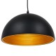 GloboStar® CHIME 01004 Μοντέρνο Κρεμαστό Φωτιστικό Οροφής Μονόφωτο Μαύρο Μεταλλικό Καμπάνα Φ30 x Y15cm GloboStar® CHIME 01004 Μοντέρνο Κρεμαστό Φωτιστικό Οροφής Μονόφωτο Μαύρο Μεταλλικό Καμπάνα Φ30 x Y15cm