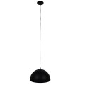 GloboStar® CHIME 01004 Μοντέρνο Κρεμαστό Φωτιστικό Οροφής Μονόφωτο Μαύρο Μεταλλικό Καμπάνα Φ30 x Y15cm GloboStar® CHIME 01004 Μοντέρνο Κρεμαστό Φωτιστικό Οροφής Μονόφωτο Μαύρο Μεταλλικό Καμπάνα Φ30 x Y15cm