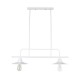 GloboStar® REGAL 01008 Vintage Industrial Φωτιστικό Οροφής Δίφωτο Λευκό Μεταλλικό Ράγα Μ67 x Π26 x Υ85cm GloboStar® REGAL 01008 Vintage Industrial Φωτιστικό Οροφής Δίφωτο Λευκό Μεταλλικό Ράγα Μ67 x Π26 x Υ85cm