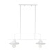 GloboStar® REGAL 01008 Vintage Industrial Φωτιστικό Οροφής Δίφωτο Λευκό Μεταλλικό Ράγα Μ67 x Π26 x Υ85cm GloboStar® REGAL 01008 Vintage Industrial Φωτιστικό Οροφής Δίφωτο Λευκό Μεταλλικό Ράγα Μ67 x Π26 x Υ85cm