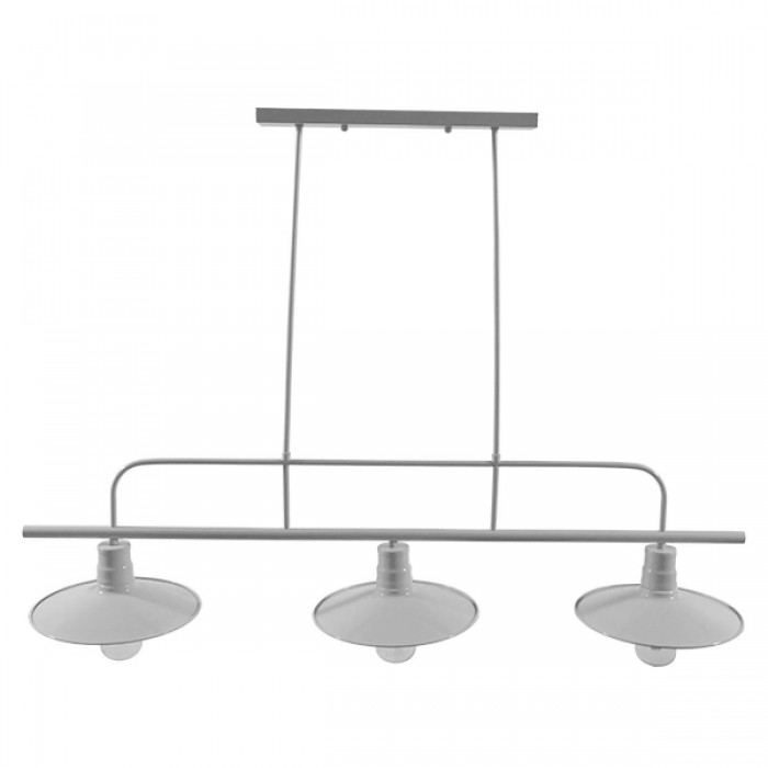 GloboStar® REGAL 01010 Vintage Industrial Φωτιστικό Οροφής Τρίφωτο Λευκό Μεταλλικό Ράγα Μ113 x Π26 x Υ85cm GloboStar® REGAL 01010 Vintage Industrial Φωτιστικό Οροφής Τρίφωτο Λευκό Μεταλλικό Ράγα Μ113 x Π26 x Υ85cm