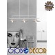 GloboStar® REGAL 01010 Vintage Industrial Φωτιστικό Οροφής Τρίφωτο Λευκό Μεταλλικό Ράγα Μ113 x Π26 x Υ85cm GloboStar® REGAL 01010 Vintage Industrial Φωτιστικό Οροφής Τρίφωτο Λευκό Μεταλλικό Ράγα Μ113 x Π26 x Υ85cm