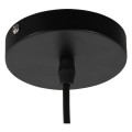 GloboStar® FEMINE 01011 SET 4 Μοντέρνα Κρεμαστά Φωτιστικά Οροφής Ποολύφωτο 4 x E27 Γυάλινα Φιμέ Χρωμίου Μονόφωτα Καμπάνα