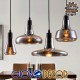 GloboStar® FEMINE 01011 SET 4 Μοντέρνα Κρεμαστά Φωτιστικά Οροφής Ποολύφωτο 4 x E27 Γυάλινα Φιμέ Χρωμίου Μονόφωτα Καμπάνα GloboStar® FEMINE 01011 SET 4 Μοντέρνα Κρεμαστά Φωτιστικά Οροφής Ποολύφωτο 4 x E27 Γυάλινα Φιμέ Χρωμίου Μονόφωτα Καμπάνα