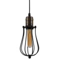 GloboStar® CAMBER 01016 Vintage Industrial Κρεμαστό Φωτιστικό Οροφής Μονόφωτο Μαύρο Μεταλλικό Πλέγμα Φ11 x Y25cm GloboStar® CAMBER 01016 Vintage Industrial Κρεμαστό Φωτιστικό Οροφής Μονόφωτο Μαύρο Μεταλλικό Πλέγμα Φ11 x Y25cm