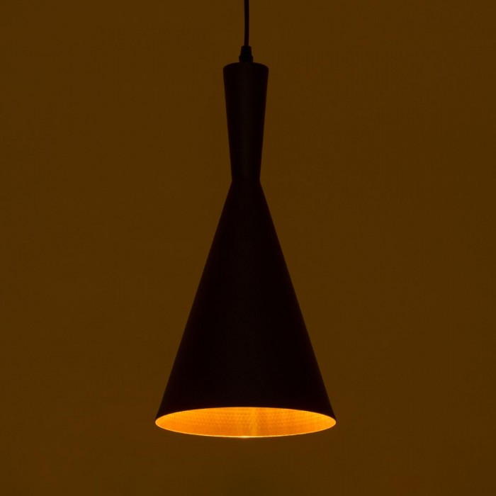 GloboStar® SHANGHAI BLACK 01025-C Μοντέρνο Κρεμαστό Φωτιστικό Οροφής Μονόφωτο 1 x E27 Μαύρο Μεταλλικό Καμπάνα Φ19 x Υ38cm GloboStar® SHANGHAI BLACK 01025-C Μοντέρνο Κρεμαστό Φωτιστικό Οροφής Μονόφωτο 1 x E27 Μαύρο Μεταλλικό Καμπάνα Φ19 x Υ38cm