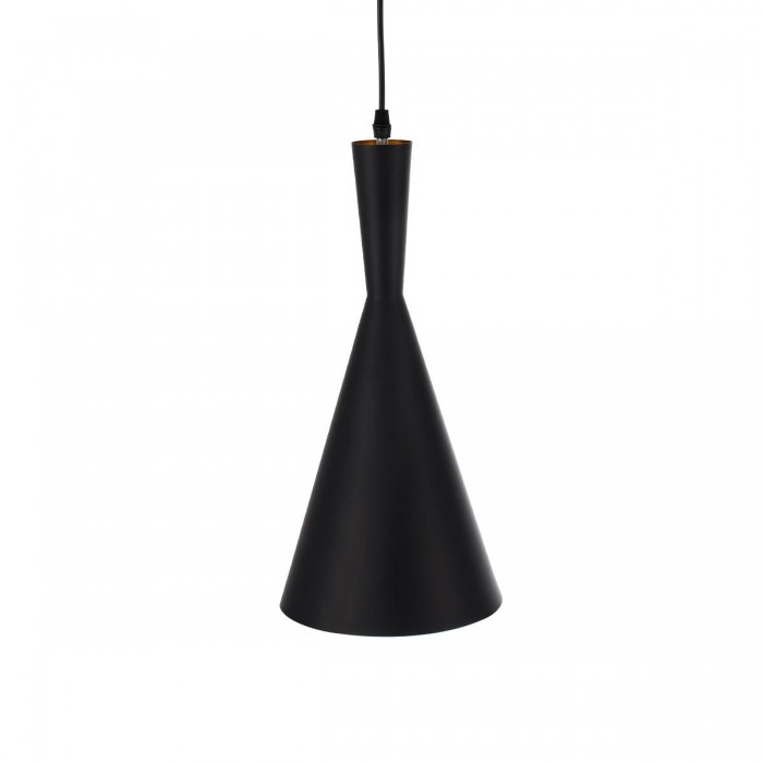 GloboStar® SHANGHAI BLACK 01025-C Μοντέρνο Κρεμαστό Φωτιστικό Οροφής Μονόφωτο 1 x E27 Μαύρο Μεταλλικό Καμπάνα Φ19 x Υ38cm GloboStar® SHANGHAI BLACK 01025-C Μοντέρνο Κρεμαστό Φωτιστικό Οροφής Μονόφωτο 1 x E27 Μαύρο Μεταλλικό Καμπάνα Φ19 x Υ38cm