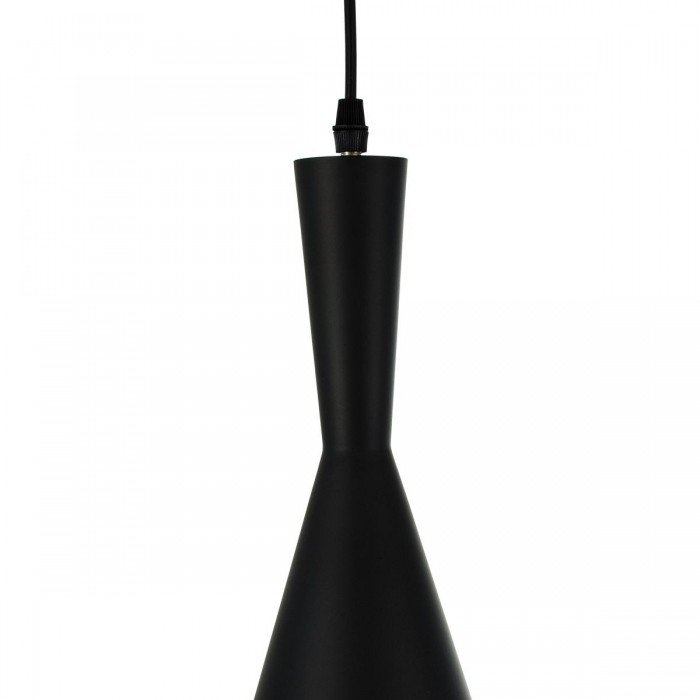 GloboStar® SHANGHAI BLACK 01025-C Μοντέρνο Κρεμαστό Φωτιστικό Οροφής Μονόφωτο 1 x E27 Μαύρο Μεταλλικό Καμπάνα Φ19 x Υ38cm GloboStar® SHANGHAI BLACK 01025-C Μοντέρνο Κρεμαστό Φωτιστικό Οροφής Μονόφωτο 1 x E27 Μαύρο Μεταλλικό Καμπάνα Φ19 x Υ38cm