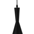 GloboStar® SHANGHAI BLACK 01025 SET 3 Μοντέρνα Κρεμαστά Φωτιστικά Οροφής Τρίφωτο 3 x E27 Μαύρα Μεταλλικά Καμπάνα