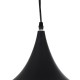GloboStar® SHANGHAI BLACK 01025 SET 3 Μοντέρνα Κρεμαστά Φωτιστικά Οροφής Τρίφωτο 3 x E27 Μαύρα Μεταλλικά Καμπάνα GloboStar® SHANGHAI BLACK 01025 SET 3 Μοντέρνα Κρεμαστά Φωτιστικά Οροφής Τρίφωτο 3 x E27 Μαύρα Μεταλλικά Καμπάνα