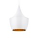 GloboStar® SHANGHAI WHITE 01026-A Μοντέρνο Κρεμαστό Φωτιστικό Οροφής Μονόφωτο 1 x E27 Λευκό Μεταλλικό Καμπάνα Φ25 x Υ30cm GloboStar® SHANGHAI WHITE 01026-A Μοντέρνο Κρεμαστό Φωτιστικό Οροφής Μονόφωτο 1 x E27 Λευκό Μεταλλικό Καμπάνα Φ25 x Υ30cm