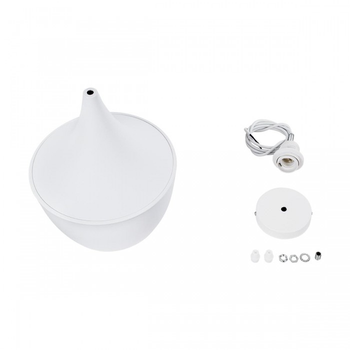GloboStar® SHANGHAI WHITE 01026-A Μοντέρνο Κρεμαστό Φωτιστικό Οροφής Μονόφωτο 1 x E27 Λευκό Μεταλλικό Καμπάνα Φ25 x Υ30cm GloboStar® SHANGHAI WHITE 01026-A Μοντέρνο Κρεμαστό Φωτιστικό Οροφής Μονόφωτο 1 x E27 Λευκό Μεταλλικό Καμπάνα Φ25 x Υ30cm