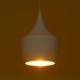 GloboStar® SHANGHAI WHITE 01026-A Μοντέρνο Κρεμαστό Φωτιστικό Οροφής Μονόφωτο 1 x E27 Λευκό Μεταλλικό Καμπάνα Φ25 x Υ30cm GloboStar® SHANGHAI WHITE 01026-A Μοντέρνο Κρεμαστό Φωτιστικό Οροφής Μονόφωτο 1 x E27 Λευκό Μεταλλικό Καμπάνα Φ25 x Υ30cm
