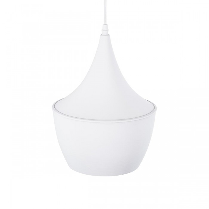 GloboStar® SHANGHAI WHITE 01026-A Μοντέρνο Κρεμαστό Φωτιστικό Οροφής Μονόφωτο 1 x E27 Λευκό Μεταλλικό Καμπάνα Φ25 x Υ30cm GloboStar® SHANGHAI WHITE 01026-A Μοντέρνο Κρεμαστό Φωτιστικό Οροφής Μονόφωτο 1 x E27 Λευκό Μεταλλικό Καμπάνα Φ25 x Υ30cm