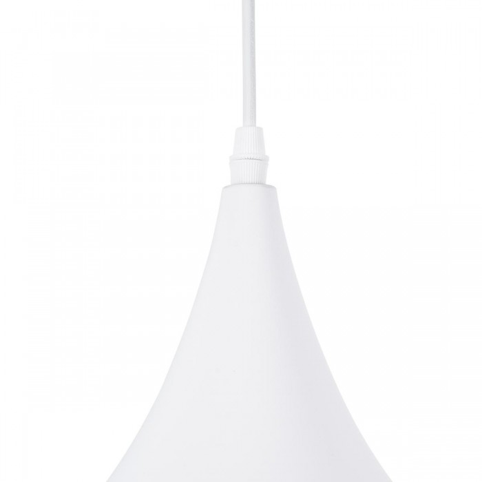 GloboStar® SHANGHAI WHITE 01026-A Μοντέρνο Κρεμαστό Φωτιστικό Οροφής Μονόφωτο 1 x E27 Λευκό Μεταλλικό Καμπάνα Φ25 x Υ30cm GloboStar® SHANGHAI WHITE 01026-A Μοντέρνο Κρεμαστό Φωτιστικό Οροφής Μονόφωτο 1 x E27 Λευκό Μεταλλικό Καμπάνα Φ25 x Υ30cm