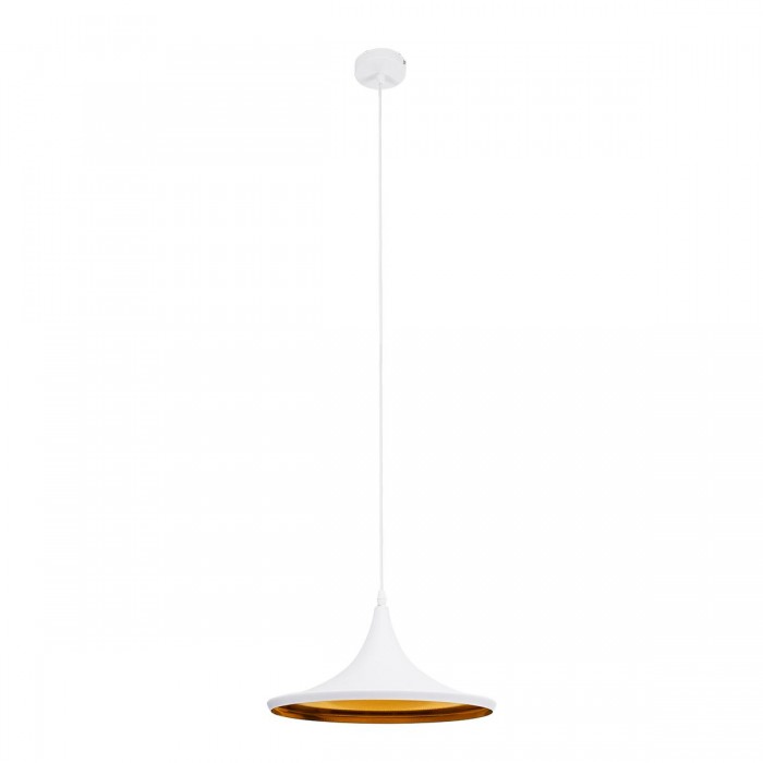 GloboStar® SHANGHAI WHITE 01026-B Μοντέρνο Κρεμαστό Φωτιστικό Οροφής Μονόφωτο 1 x E27 Λευκό Μεταλλικό Καμπάνα Φ37 x Υ17cm GloboStar® SHANGHAI WHITE 01026-B Μοντέρνο Κρεμαστό Φωτιστικό Οροφής Μονόφωτο 1 x E27 Λευκό Μεταλλικό Καμπάνα Φ37 x Υ17cm