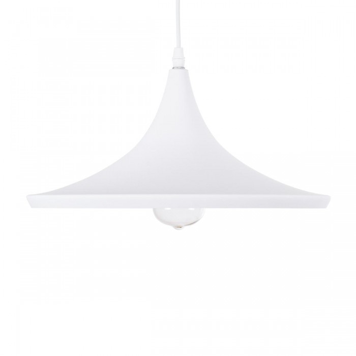 GloboStar® SHANGHAI WHITE 01026-B Μοντέρνο Κρεμαστό Φωτιστικό Οροφής Μονόφωτο 1 x E27 Λευκό Μεταλλικό Καμπάνα Φ37 x Υ17cm GloboStar® SHANGHAI WHITE 01026-B Μοντέρνο Κρεμαστό Φωτιστικό Οροφής Μονόφωτο 1 x E27 Λευκό Μεταλλικό Καμπάνα Φ37 x Υ17cm