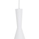 GloboStar® SHANGHAI WHITE 01026 SET 3 Μοντέρνα Κρεμαστά Φωτιστικά Οροφής Τρίφωτο 3 x E27 Λευκά Μεταλλικά Καμπάνα