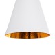 GloboStar® SHANGHAI WHITE 01026 SET 3 Μοντέρνα Κρεμαστά Φωτιστικά Οροφής Τρίφωτο 3 x E27 Λευκά Μεταλλικά Καμπάνα