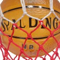 GloboStar® NBA 01027 Μοντέρνο Κρεμαστό Φωτιστικό Οροφής Μονόφωτο 1 x E27 Πορτοκαλί Μεταλλικό Πλέγμα Φ32 x Y58cm