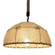 GloboStar® ANTOINETTE 01028 Vintage Κρεμαστό Φωτιστικό Οροφής Μονόφωτο 1 x E27 με Μπεζ Σχοινί και Καπέλο Φ35 x Y20cm GloboStar® ANTOINETTE 01028 Vintage Κρεμαστό Φωτιστικό Οροφής Μονόφωτο 1 x E27 με Μπεζ Σχοινί και Καπέλο Φ35 x Y20cm