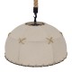 GloboStar® ANTOINETTE 01028 Vintage Κρεμαστό Φωτιστικό Οροφής Μονόφωτο 1 x E27 με Μπεζ Σχοινί και Καπέλο Φ35 x Y20cm GloboStar® ANTOINETTE 01028 Vintage Κρεμαστό Φωτιστικό Οροφής Μονόφωτο 1 x E27 με Μπεζ Σχοινί και Καπέλο Φ35 x Y20cm