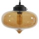 GloboStar® QUINN 01029 Vintage Κρεμαστό Φωτιστικό Οροφής Μονόφωτο 1 x E27 Γυάλινο Φιμέ Καφέ Φ26 x Y20cm GloboStar® QUINN 01029 Vintage Κρεμαστό Φωτιστικό Οροφής Μονόφωτο 1 x E27 Γυάλινο Φιμέ Καφέ Φ26 x Y20cm
