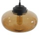 GloboStar® QUINN 01029 Vintage Κρεμαστό Φωτιστικό Οροφής Μονόφωτο 1 x E27 Γυάλινο Φιμέ Καφέ Φ26 x Y20cm GloboStar® QUINN 01029 Vintage Κρεμαστό Φωτιστικό Οροφής Μονόφωτο 1 x E27 Γυάλινο Φιμέ Καφέ Φ26 x Y20cm