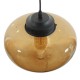 GloboStar® QUINN 01029 Vintage Κρεμαστό Φωτιστικό Οροφής Μονόφωτο 1 x E27 Γυάλινο Φιμέ Καφέ Φ26 x Y20cm GloboStar® QUINN 01029 Vintage Κρεμαστό Φωτιστικό Οροφής Μονόφωτο 1 x E27 Γυάλινο Φιμέ Καφέ Φ26 x Y20cm