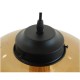 GloboStar® QUINN 01029 Vintage Κρεμαστό Φωτιστικό Οροφής Μονόφωτο 1 x E27 Γυάλινο Φιμέ Καφέ Φ26 x Y20cm GloboStar® QUINN 01029 Vintage Κρεμαστό Φωτιστικό Οροφής Μονόφωτο 1 x E27 Γυάλινο Φιμέ Καφέ Φ26 x Y20cm