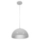 GloboStar® CHIME 01030 Μοντέρνο Κρεμαστό Φωτιστικό Οροφής Μονόφωτο Λευκό Μεταλλικό Καμπάνα Φ30 x Y15cm GloboStar® CHIME 01030 Μοντέρνο Κρεμαστό Φωτιστικό Οροφής Μονόφωτο Λευκό Μεταλλικό Καμπάνα Φ30 x Y15cm