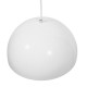GloboStar® CHIME 01030 Μοντέρνο Κρεμαστό Φωτιστικό Οροφής Μονόφωτο Λευκό Μεταλλικό Καμπάνα Φ30 x Y15cm GloboStar® CHIME 01030 Μοντέρνο Κρεμαστό Φωτιστικό Οροφής Μονόφωτο Λευκό Μεταλλικό Καμπάνα Φ30 x Y15cm