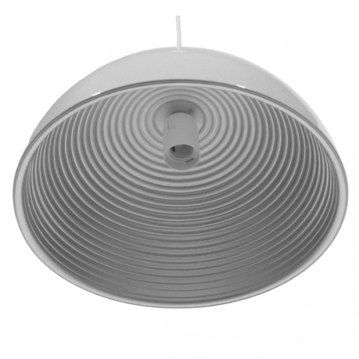 GloboStar® CHIME 01030 Μοντέρνο Κρεμαστό Φωτιστικό Οροφής Μονόφωτο Λευκό Μεταλλικό Καμπάνα Φ30 x Y15cm GloboStar® CHIME 01030 Μοντέρνο Κρεμαστό Φωτιστικό Οροφής Μονόφωτο Λευκό Μεταλλικό Καμπάνα Φ30 x Y15cm