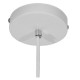 GloboStar® CHIME 01030 Μοντέρνο Κρεμαστό Φωτιστικό Οροφής Μονόφωτο Λευκό Μεταλλικό Καμπάνα Φ30 x Y15cm GloboStar® CHIME 01030 Μοντέρνο Κρεμαστό Φωτιστικό Οροφής Μονόφωτο Λευκό Μεταλλικό Καμπάνα Φ30 x Y15cm